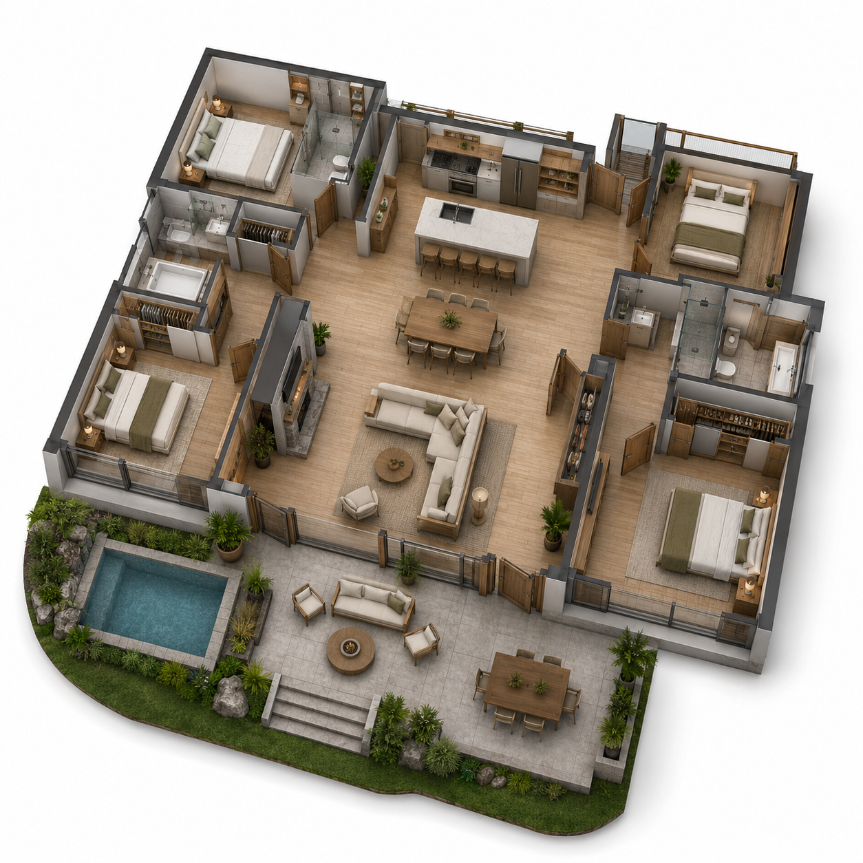 calderas para chalet 3 baños